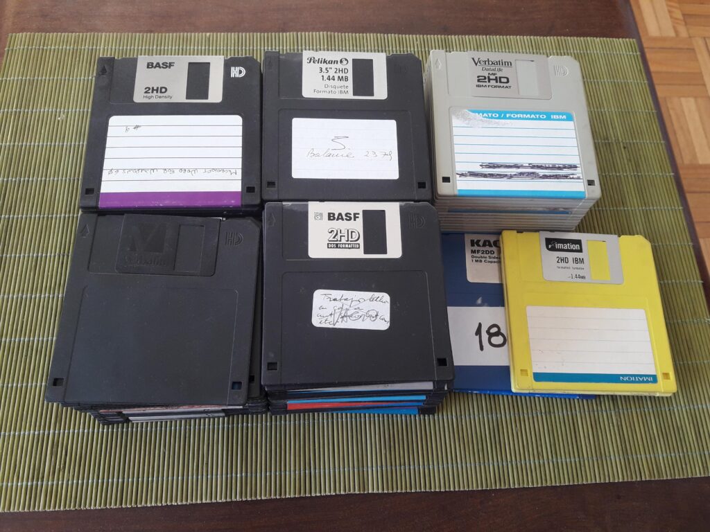 Diskettes usados