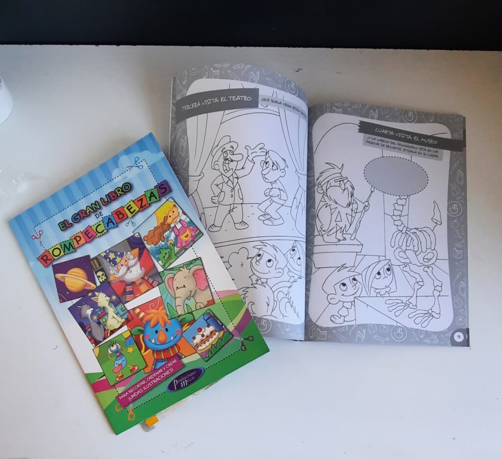 Libros de actividades para niños para colorear