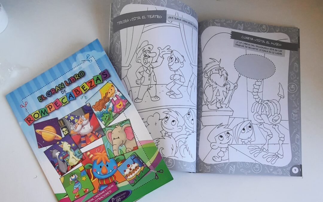 Libros de actividades para niños para colorear
