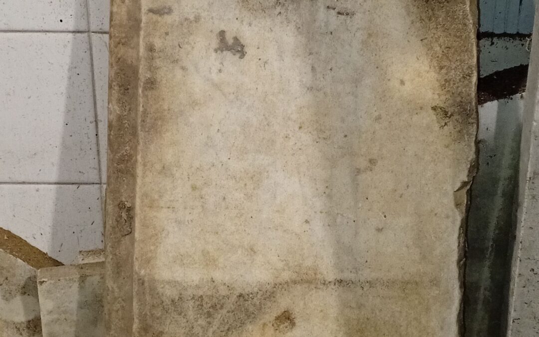 Pedazos de mármol grueso