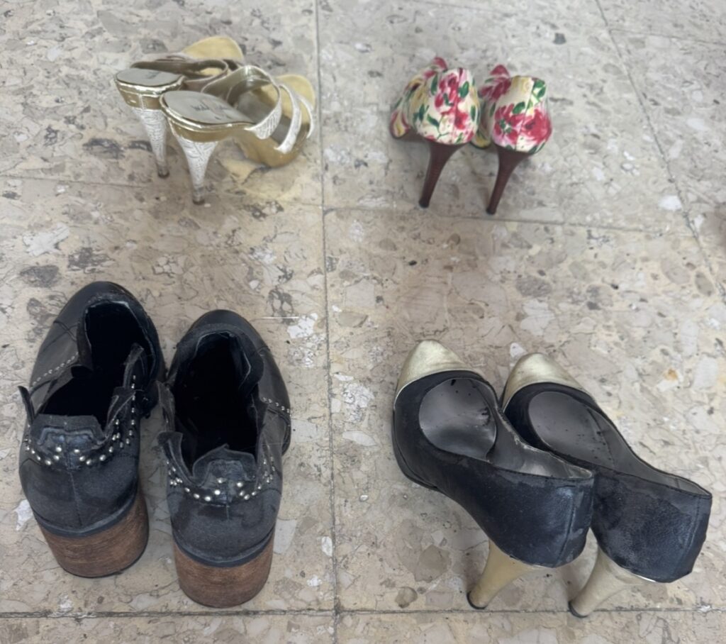 Zapatos de taco y botas