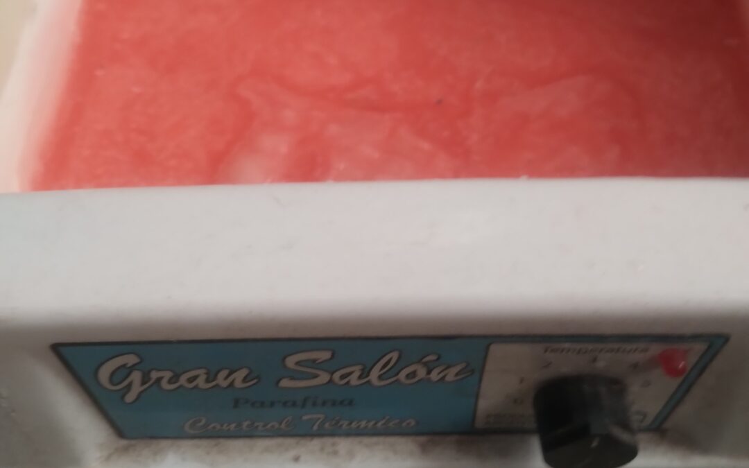 Calentador de resina para pies