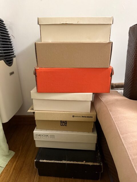 Cajas de zapatos de cartón