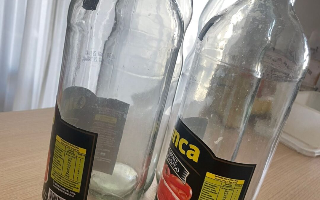 Botellas de vidrio