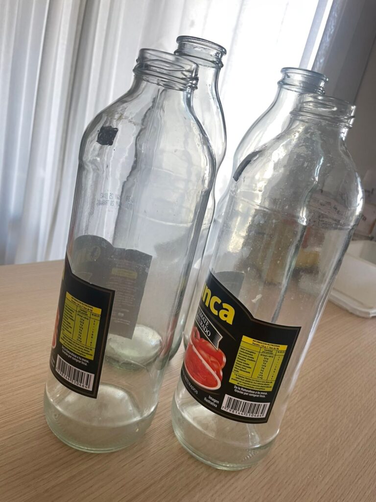 Botellas de vidrio
