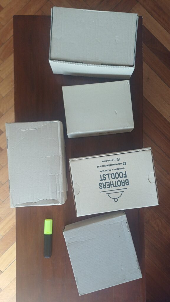 Cajas de cartón