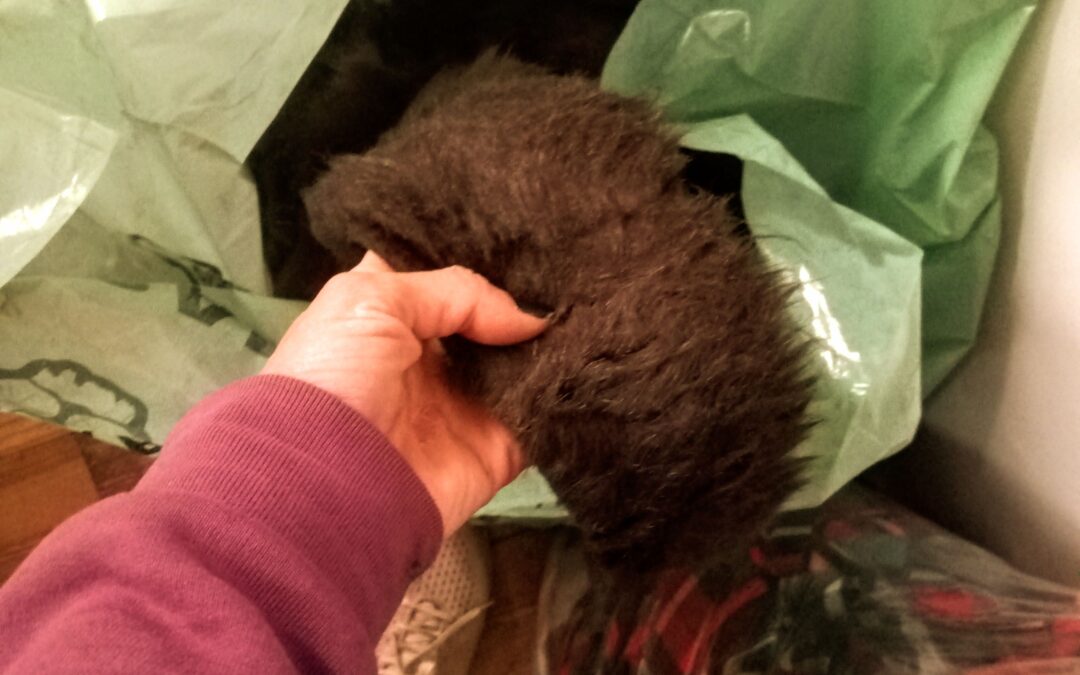 Retazos textiles, piel sintética