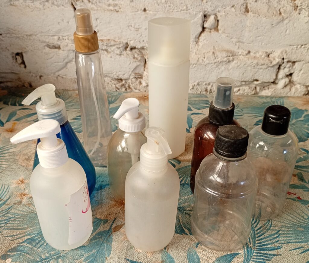 Envases de plástico y vidrio