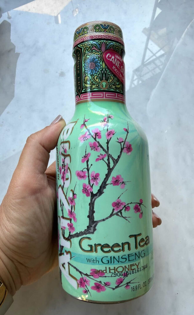 Botella de té