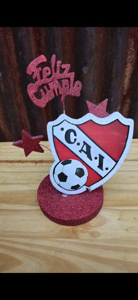 Deco para torta de independiente