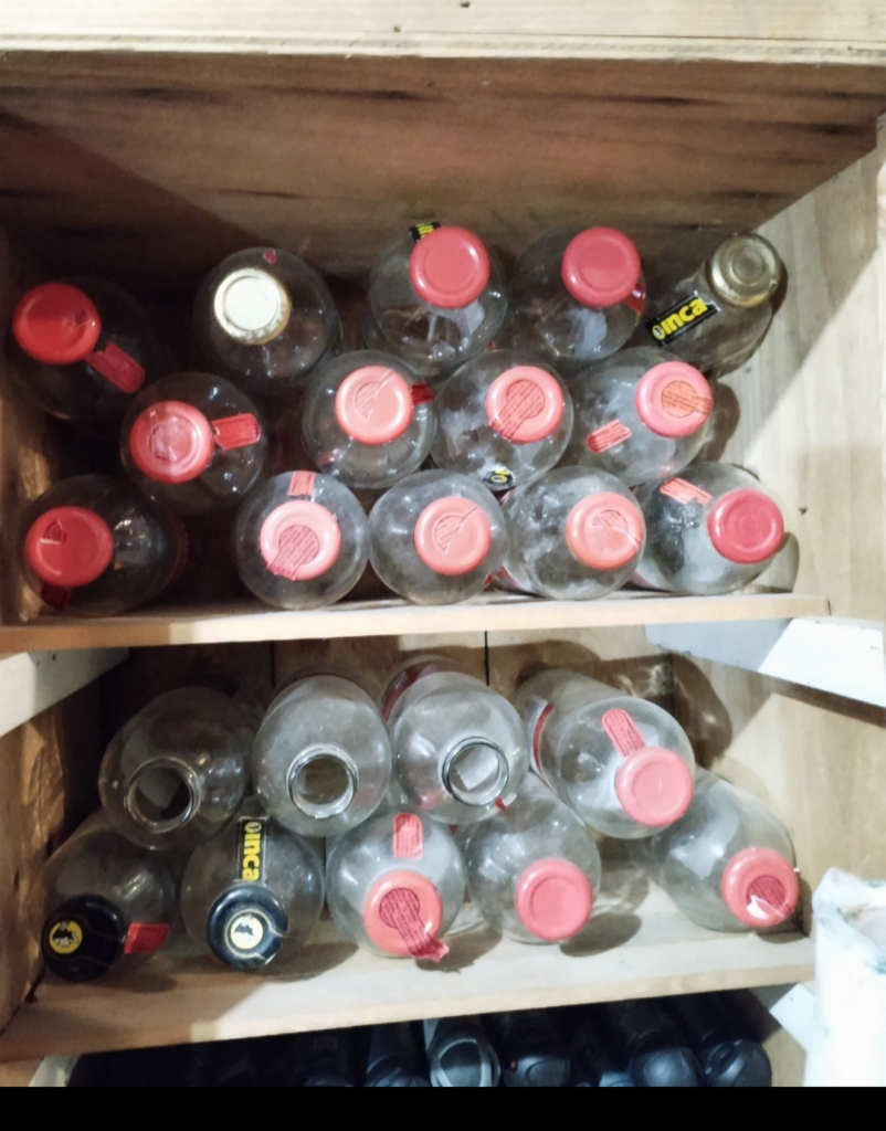 Botellas de vidrio