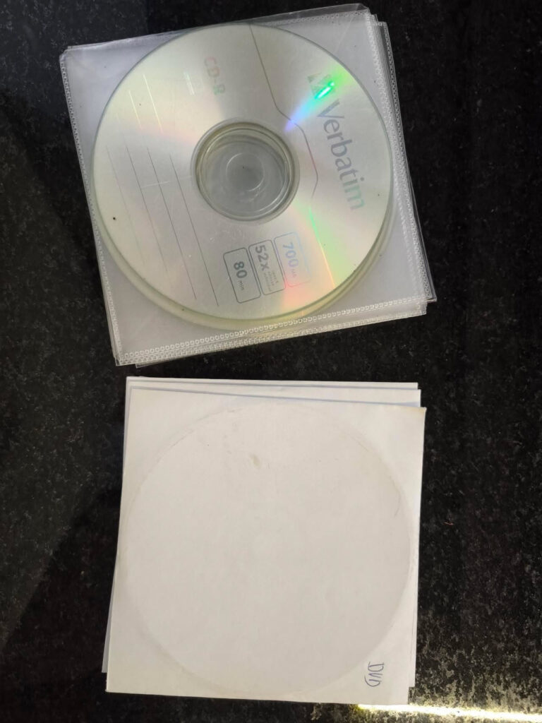 CDs y DVDs vírgenes