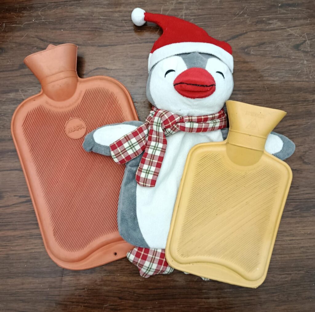 Bolsas de agua caliente + una funda