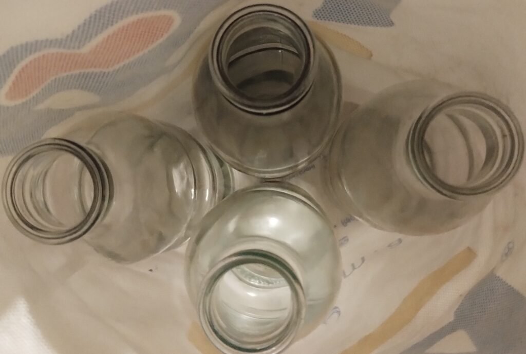 Botellas de vidrio