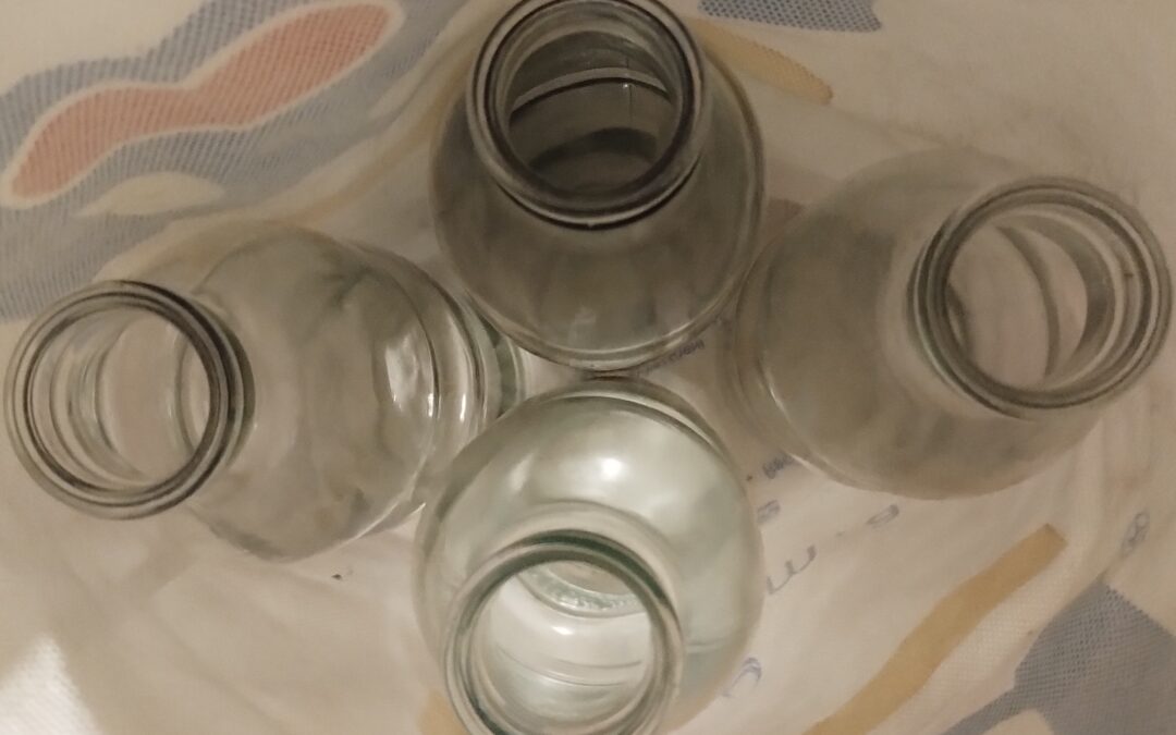 Botellas de vidrio