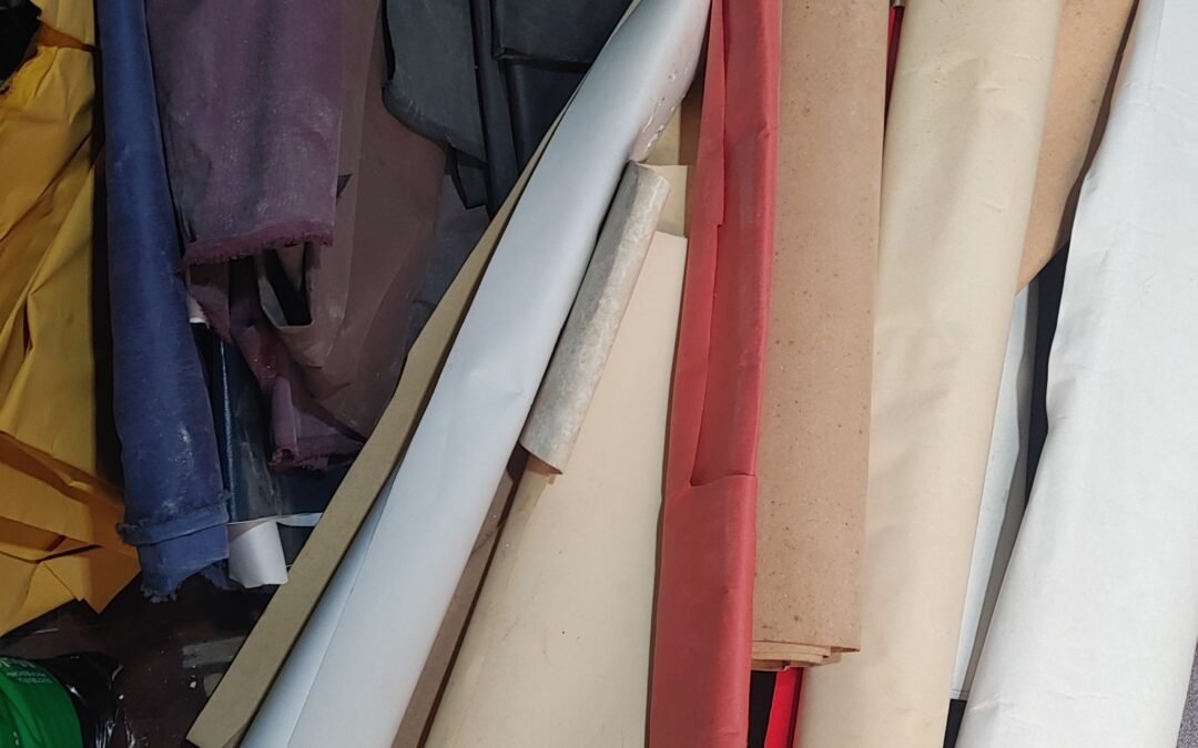 tela y papel para encuadernar