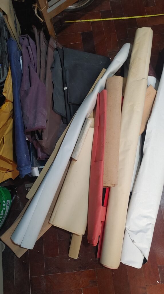 tela y papel para encuadernar
