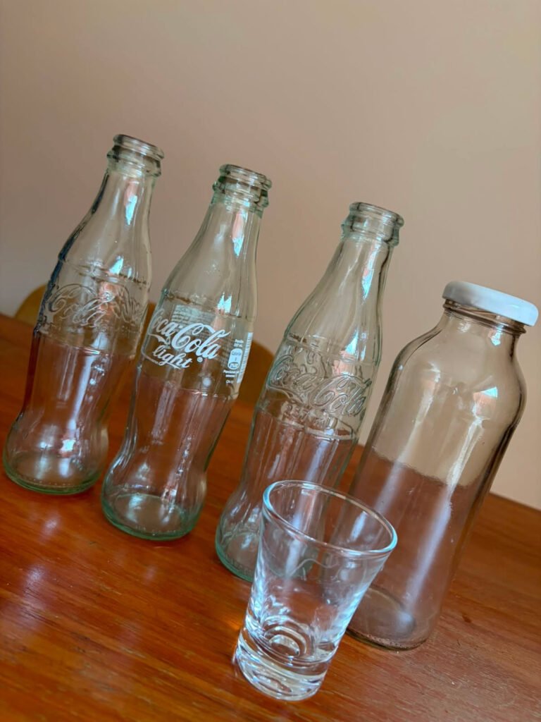 Botellitas de vidrio