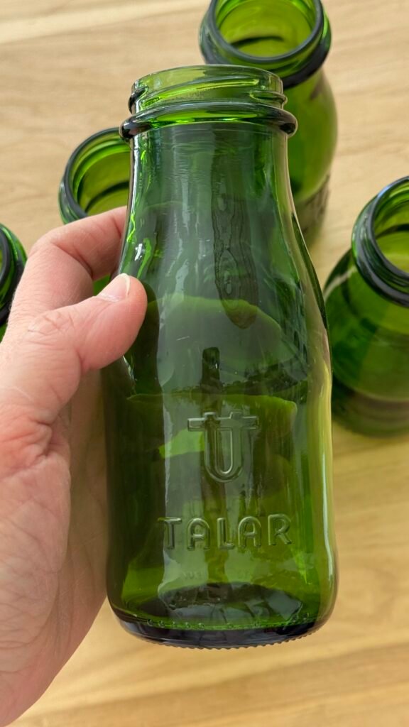 Botellitas de vidrio