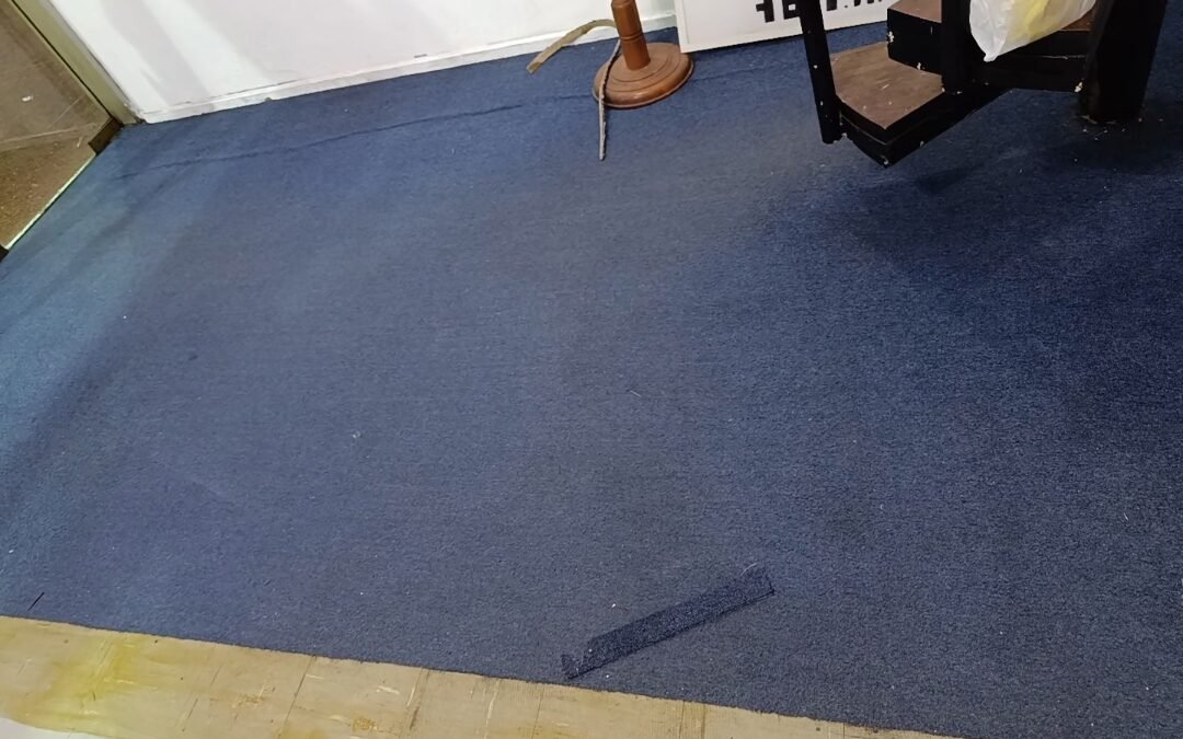 Alfombra azul
